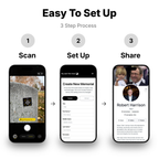 Memorial QR Code Plate