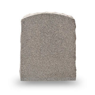 Plain granite headstone